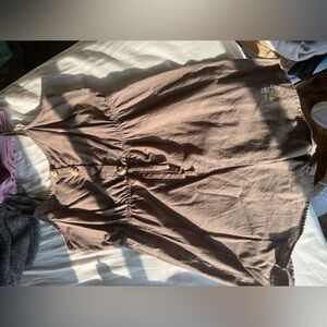 brown romper